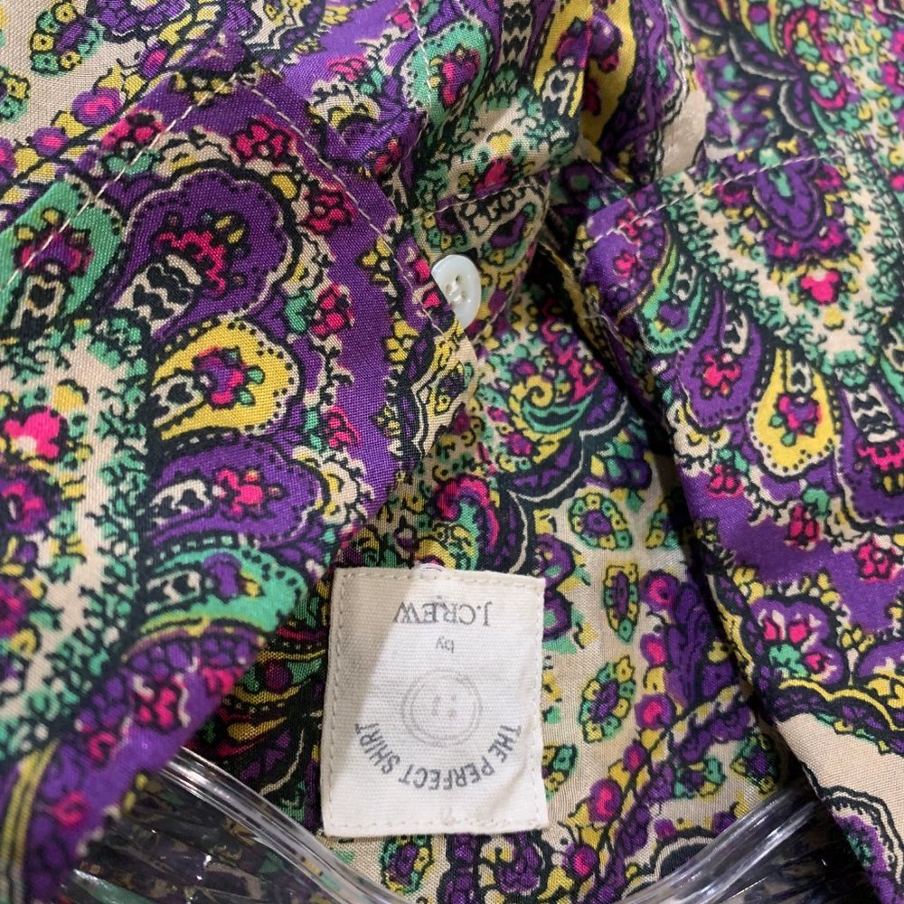 J. Crew Perfect Stretch Button Down Size 6 - image 2